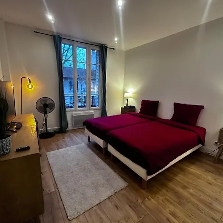 Peaceful Oasis 2 Bedrooms Center-station Rer 3 Min Aulnay-sous-Bois