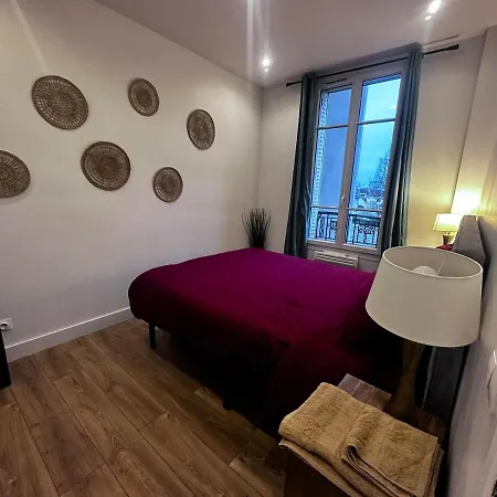 Peaceful Oasis 2 Bedrooms Center-station Rer 3 Min Aulnay-sous-Bois
